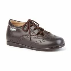 Childrens Boy Girl Leather School English Shoes Lace-up 505 Chocolate, By AngelitoS 9 Childrens Boy Girl Leather School English Shoes Lace-up 505 Chocolate, By AngelitoS -Pumps shoes Shop childrens boy girl leather school english shoes lace up 505 chocolate by angelitos 2