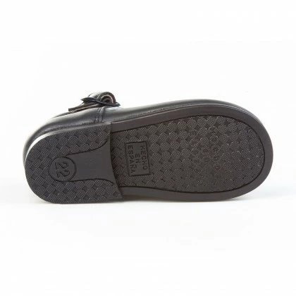 Childrens Boy Girl Leather School T-Strap Shoes Buckle 503 Navy, By AngelitoS 6 Childrens Boy Girl Leather School T-Strap Shoes Buckle 503 Navy, By AngelitoS - Image 4