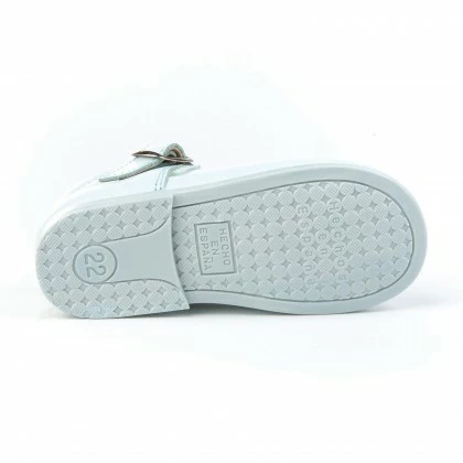 Childrens Boy Girl Leather School T-Strap Shoes Buckle 503 Sky Blue, By AngelitoS 6 Childrens Boy Girl Leather School T-Strap Shoes Buckle 503 Sky Blue, By AngelitoS - Image 4