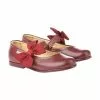 Childrens Girl Leather School Ballerinas Velcro Bow 519 Burgundy, By AngelitoS 1 Childrens Girl Leather School Ballerinas Velcro Bow 519 Burgundy, By AngelitoS -Pumps shoes Shop childrens girl leather school ballerinas velcro bow 519 burgundy by angelitos