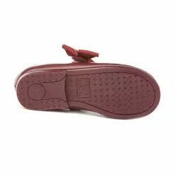 Childrens Girl Leather School Ballerinas Velcro Bow 519 Burgundy, By AngelitoS 10 Childrens Girl Leather School Ballerinas Velcro Bow 519 Burgundy, By AngelitoS -Pumps shoes Shop childrens girl leather school ballerinas velcro bow 519 burgundy by angelitos 3