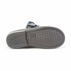 Childrens Girl Leather School Ballerinas Velcro Bow 519 Grey, By AngelitoS 10 Childrens Girl Leather School Ballerinas Velcro Bow 519 Grey, By AngelitoS -Pumps shoes Shop childrens girl leather school ballerinas velcro bow 519 grey by angelitos 3