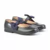 Childrens Girl Leather School Ballerinas Velcro Bow 519 Navy, By AngelitoS 1 Childrens Girl Leather School Ballerinas Velcro Bow 519 Navy, By AngelitoS -Pumps shoes Shop childrens girl leather school ballerinas velcro bow 519 navy by angelitos