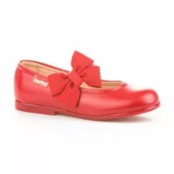 Childrens Girl Leather School Ballerinas Velcro Bow 519 Red, By AngelitoS 8 Childrens Girl Leather School Ballerinas Velcro Bow 519 Red, By AngelitoS -Pumps shoes Shop childrens girl leather school ballerinas velcro bow 519 red by angelitos 2