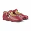 Childrens Girl Leather School Mary Jane Shoes Buckle 500 Burgundy, By AngelitoS -Pumps shoes Shop childrens girl leather school mary jane shoes buckle 500 burgundy by angelitos