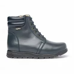 Pumps shoes Shop -Pumps shoes Shop girls boys nappa leather booties laces zipper 480 navy by angelitos 1