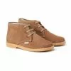 Girls Boys Split Leather Safari Booties Laces 403 Taupe, By AngelitoS -Pumps shoes Shop girls boys split leather safari booties laces 403 taupe by angelitos