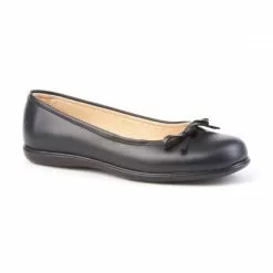 Girls Leather School Ballerinas Bow 465 Navy, By AngelitoS 9 Girls Leather School Ballerinas Bow 465 Navy, By AngelitoS -Pumps shoes Shop girls leather school ballerinas bow 465 navy by angelitos 2