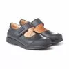 Girls Leather School Mary Jane Shoes Reinforced Toe Velcro 463 Navy, By AngelitoS -Pumps shoes Shop girls leather school mary jane shoes reinforced toe velcro 463 navy by angelitos