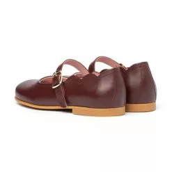 Girls Nappa Leather Mary Jane Shoes Buckle 1103 Burgundy, By AngelitoS 9 Girls Nappa Leather Mary Jane Shoes Buckle 1103 Burgundy, By AngelitoS -Pumps shoes Shop girls nappa leather mary jane shoes buckle 1103 burgundy by angelitos 2
