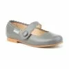 Girls Nappa Leather Mary Jane Shoes Velcro 1512 Grey, By AngelitoS 2 Girls Nappa Leather Mary Jane Shoes Velcro 1512 Grey, By AngelitoS -Pumps shoes Shop girls nappa leather mary jane shoes velcro 1512 grey by angelitos