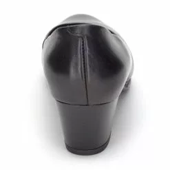 Woman Leather Comfort Pumps Low Heeled 1050 Black, By Desireé -Pumps shoes Shop woman leather comfort pumps low heeled 1050 black by desiree 4