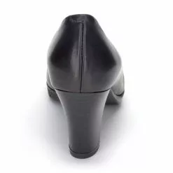 Woman Leather Comfort Pumps Medium Heeled 2220W Black, By Desireé -Pumps shoes Shop woman leather comfort pumps medium heeled 2220w black by desiree 5