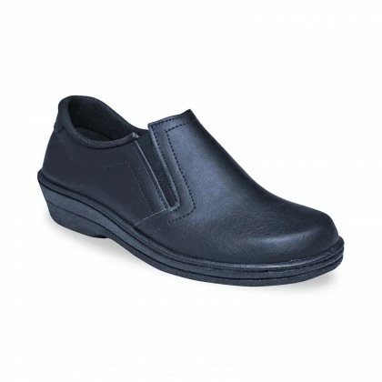 Woman Leather Hospital Shoes Anatomical No Laces 18791 Navy, By Percla 5 Woman Leather Hospital Shoes Anatomical No Laces 18791 Navy, By Percla - Image 3