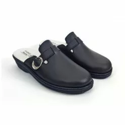 Woman Leather Hospital Shoes Backless Buckle 796 Navy, By Percla 11 Woman Leather Hospital Shoes Backless Buckle 796 Navy, By Percla -Pumps shoes Shop woman leather hospital shoes backless buckle 796 navy by percla 3