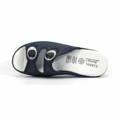 Woman Leather Hospital Shoes Backless Open Toe Two Buckles 797 Navy, By Percla 13 Woman Leather Hospital Shoes Backless Open Toe Two Buckles 797 Navy, By Percla -Pumps shoes Shop woman leather hospital shoes backless open toe two buckles 797 navy by percla 5