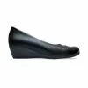 Woman Leather Wedged Ballerinas Removable Insole 70 Black, By TuPié -Pumps shoes Shop woman leather wedged ballerinas removable insole 70 black by tupie