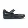 Woman Leather Wedged Mary Janes Removable Insole 70805 Black, By TuPie 2 Woman Leather Wedged Mary Janes Removable Insole 70805 Black, By TuPie -Pumps shoes Shop woman leather wedged mary janes removable insole 70805 black by tupie