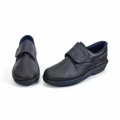 Woman Perfo Leather Hospital Shoes Anatomical Velcro Closure 18793 Navy, By Percla 13 Woman Perfo Leather Hospital Shoes Anatomical Velcro Closure 18793 Navy, By Percla -Pumps shoes Shop woman perfo leather hospital shoes anatomical velcro closure 18793 navy by percla 5