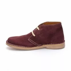 Woman Suede Safari Booties 360-S Bordeaux, By C. Ortuño -Pumps shoes Shop woman suede safari booties 360 s bordeaux by c ortuno 2