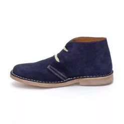 Woman Suede Safari Booties 360-S Navy, By C. Ortuño -Pumps shoes Shop woman suede safari booties 360 s navy by c ortuno 2