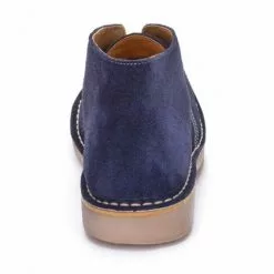 Woman Suede Safari Booties 360-S Navy, By C. Ortuño -Pumps shoes Shop woman suede safari booties 360 s navy by c ortuno 3