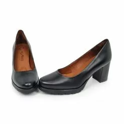 Women's Leather Comfort Pumps Padded Insole LEURY9 Black, By Desireé -Pumps shoes Shop women s leather comfort pumps padded insole leury9 black by desiree 3