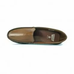 Women Soft Leather Wedged Loafers 1701 Brown, By Casual -Pumps shoes Shop women soft leather wedged loafers 1701 brown by casual 5