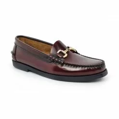 Womens Florentik Leather Beefroll Chain Loafers Rubber Sole 504 Burgundy, By María Tovar -Pumps shoes Shop womens florentik leather beefroll chain loafers rubber sole 504 burgundy by maria tovar 2
