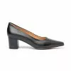 Womens Leather Low Heeled Comfort Pumps 1493 Black, By Eva Mañas -Pumps shoes Shop womens leather low heeled comfort pumps 1493 black by desiree