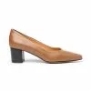 Womens Leather Low Heeled Comfort Pumps 1493 Mink, By Eva Mañas -Pumps shoes Shop womens leather low heeled comfort pumps 1493 mink by eva manas