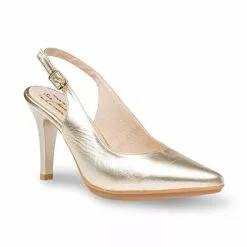 Womens Metallic Leather High Heeled Slingback Pumps 1495 Platinum, By Eva Mañas 9 Womens Metallic Leather High Heeled Slingback Pumps 1495 Platinum, By Eva Mañas -Pumps shoes Shop womens metallic leather high heeled slingback pumps 1495 platinum by eva manas 2