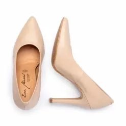 Womens Nappa Leather High Heeled Pumps 1494 Nude, By Eva Mañas -Pumps shoes Shop womens nappa leather high heeled pumps 1494 nude by eva manas 2