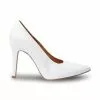 Womens Nappa Leather High Heeled Pumps 1494 White, By Eva Mañas -Pumps shoes Shop womens nappa leather high heeled pumps 1494 white by eva manas