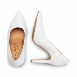 Womens Nappa Leather High Heeled Pumps 1494 White, By Eva Mañas 9 Womens Nappa Leather High Heeled Pumps 1494 White, By Eva Mañas -Pumps shoes Shop womens nappa leather high heeled pumps 1494 white by eva manas 2