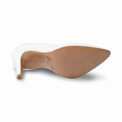 Womens Nappa Leather High Heeled Pumps 1494 White, By Eva Mañas 6 Womens Nappa Leather High Heeled Pumps 1494 White, By Eva Mañas - Image 4