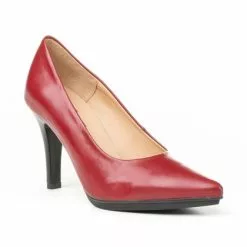 Womens Nappa Leather High Heeled Pumps 1500 Burgundy, By Eva Mañas -Pumps shoes Shop womens nappa leather high heeled pumps 1500 burgundy by eva manas 2
