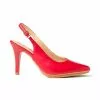 Womens Nappa Leather High Heeled Slingback Pumps 1495 Red, By Eva Mañas -Pumps shoes Shop womens nappa leather high heeled slingback pumps 1495 red by eva manas