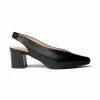 Womens Nappa Leather Slingback Comfort Pumps Medium Heeled 1496 Black, By Eva Mañas -Pumps shoes Shop womens nappa leather slingback comfort pumps medium heeled 1496 black by eva manas