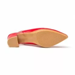Womens Nappa Leather Slingback Comfort Pumps Medium Heeled 1496 Red, By Eva Mañas -Pumps shoes Shop womens nappa leather slingback comfort pumps medium heeled 1496 red by eva manas 3